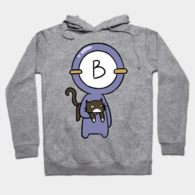 B bloodtype Hoodie by Oricca